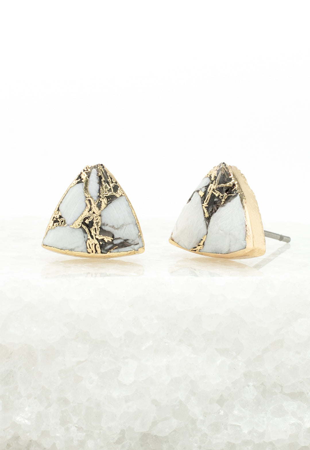 Haven Studs – White Turquoise