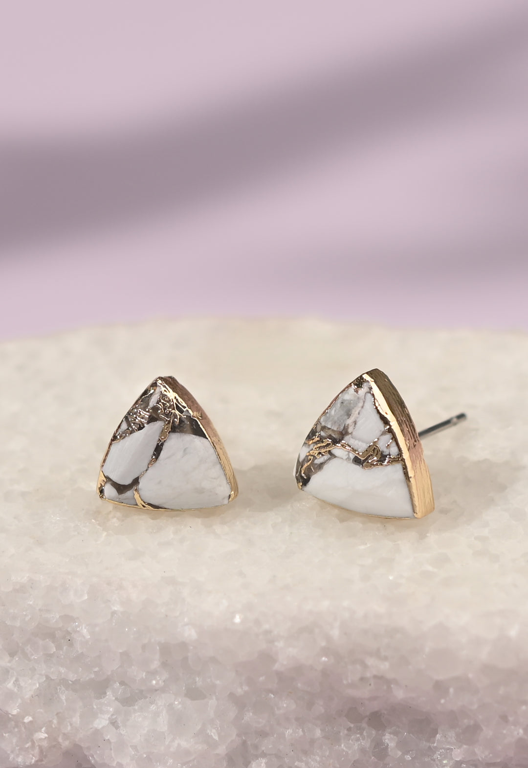 Haven Studs – White Turquoise