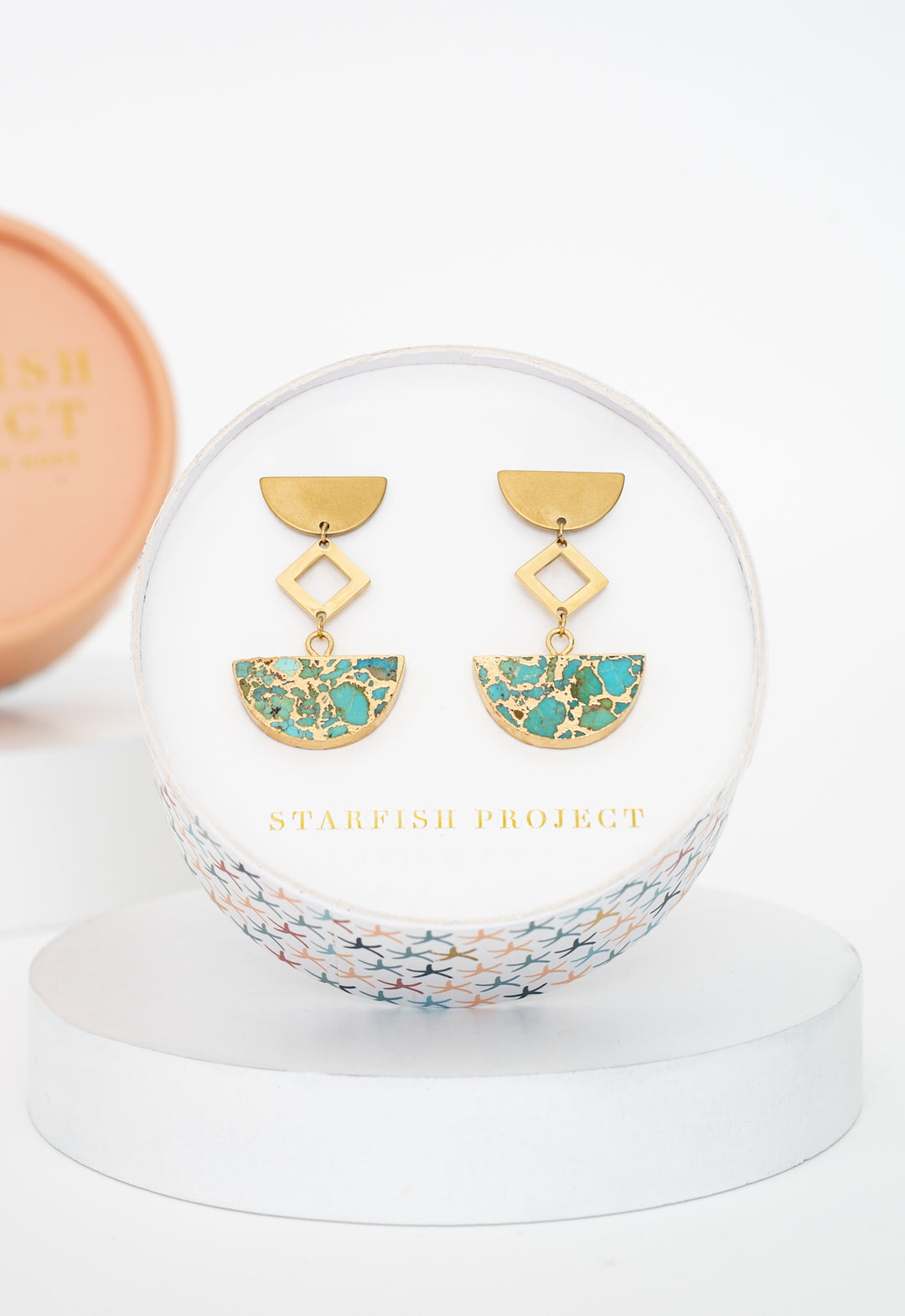 Turning Tide Turquoise Drop Earrings