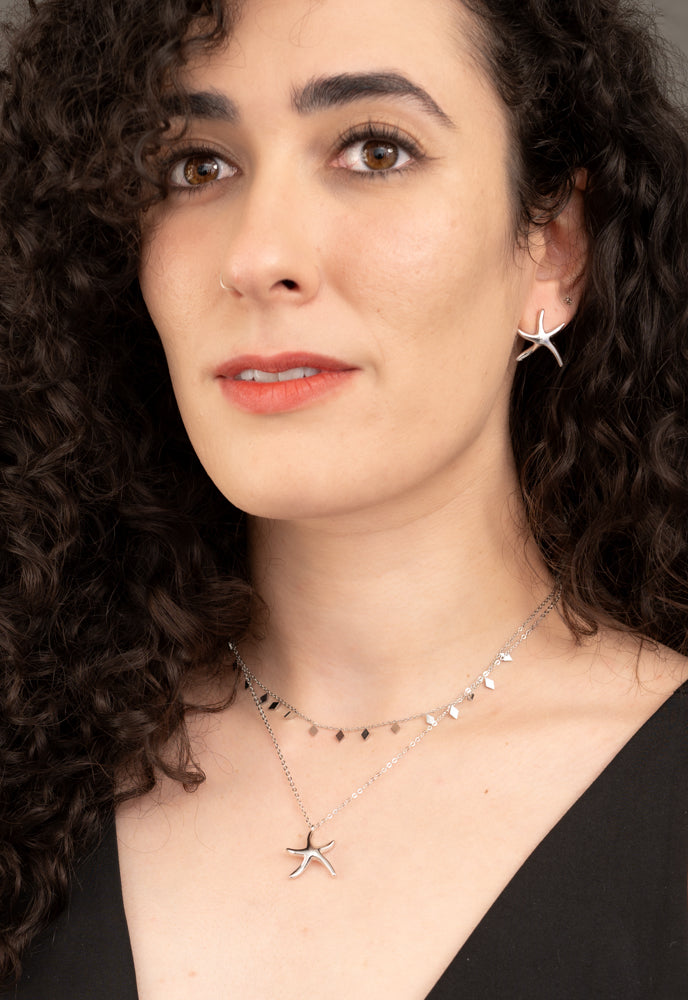 Starfish Hope Necklace in Silver