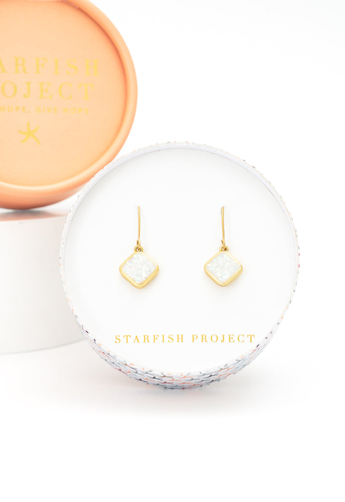 Clare Opal Earrings