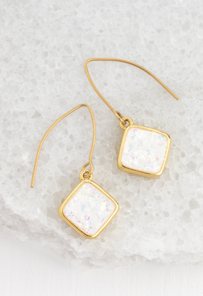 Clare Opal Earrings