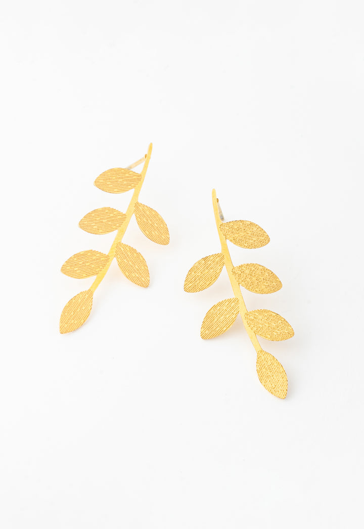 Flourish Vine Leaf Earrings