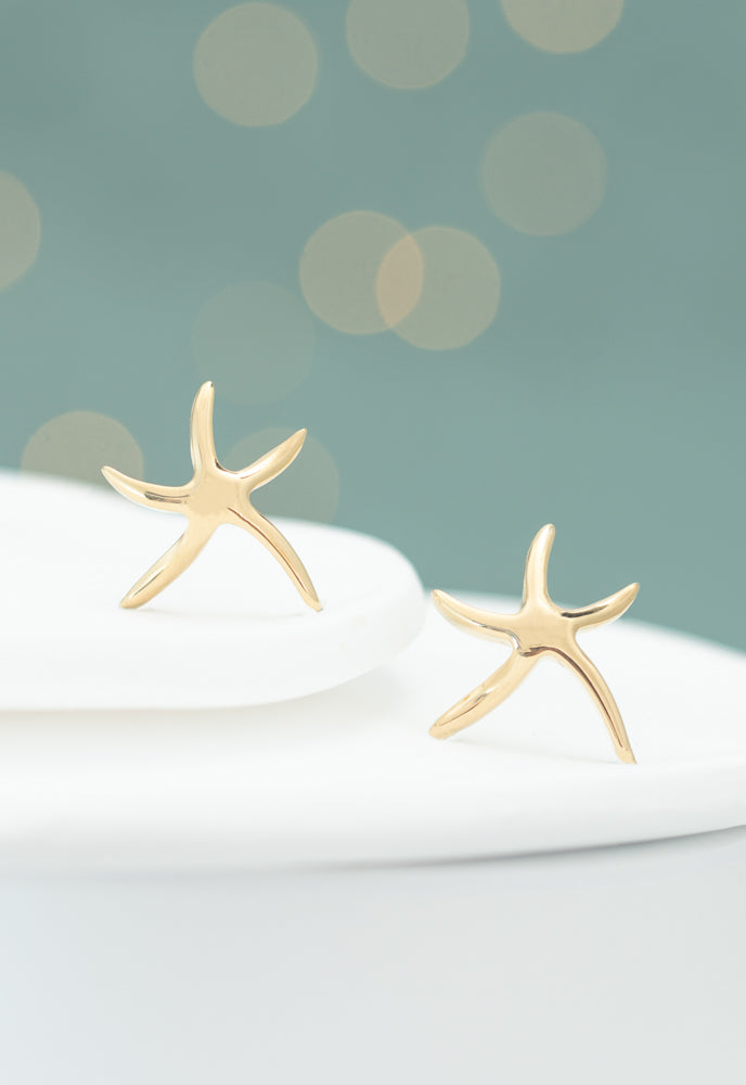 Starfish Hope Studs in Gold