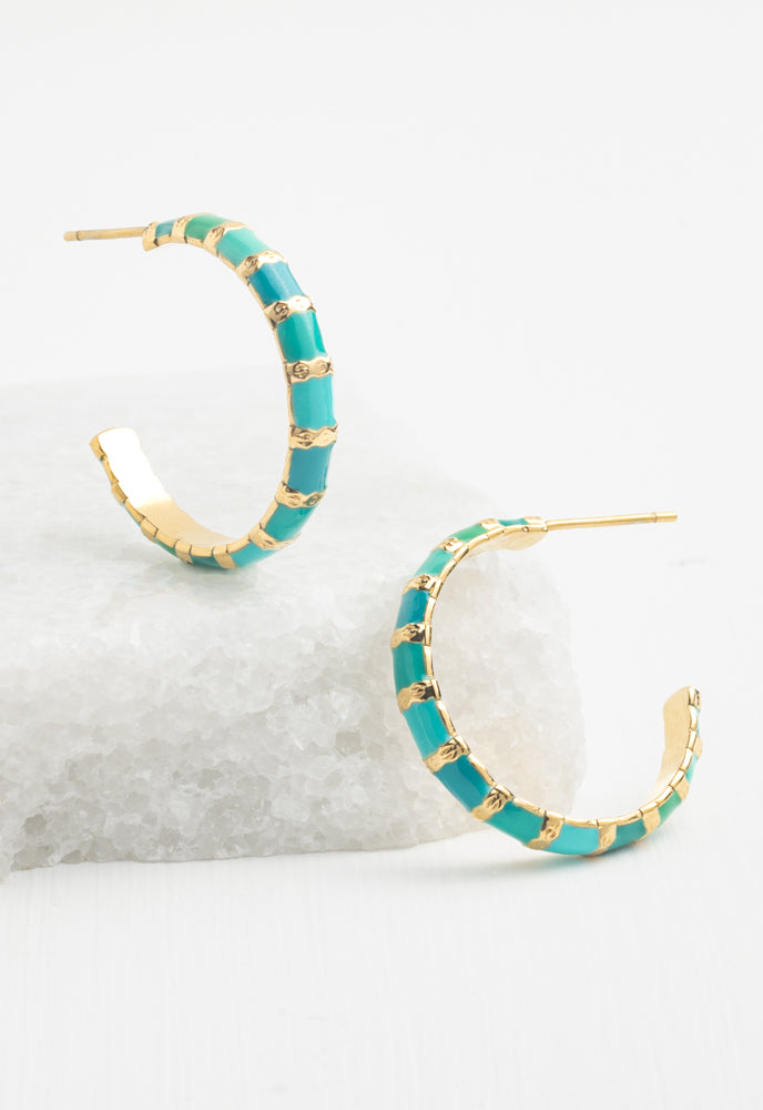 Golden Jade Radiance Earrings