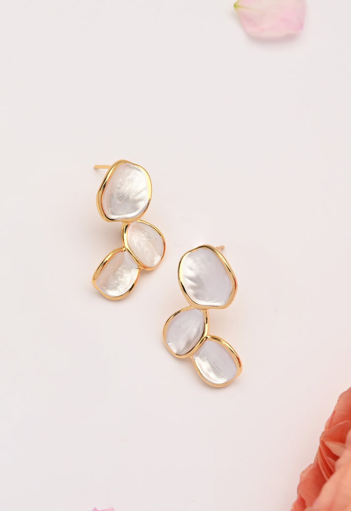 Hope Echo Earrings in Ivory