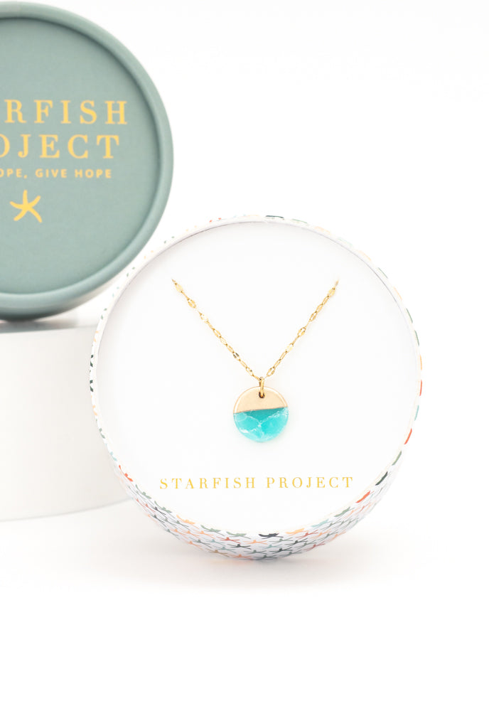 Refresh Necklace in Aqua