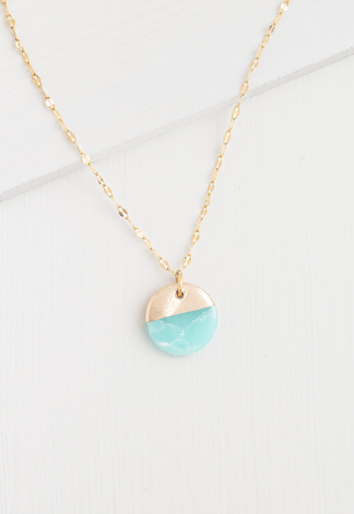 Refresh Necklace in Aqua