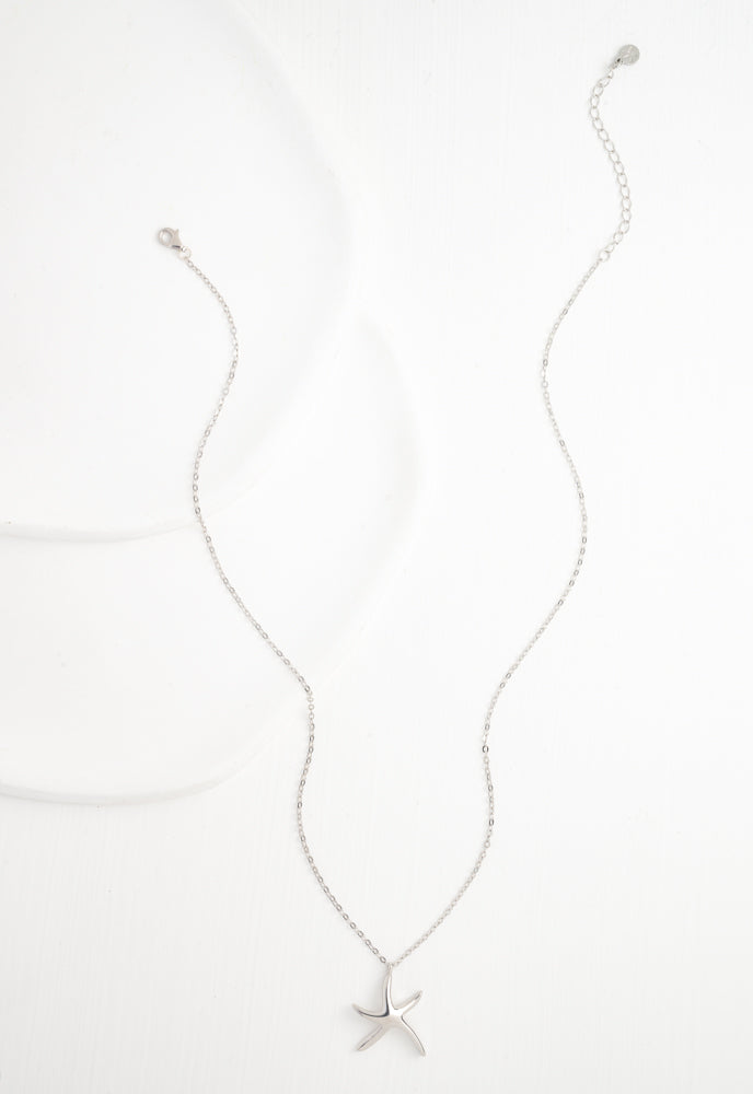 Starfish Hope Necklace in Sterling Silver