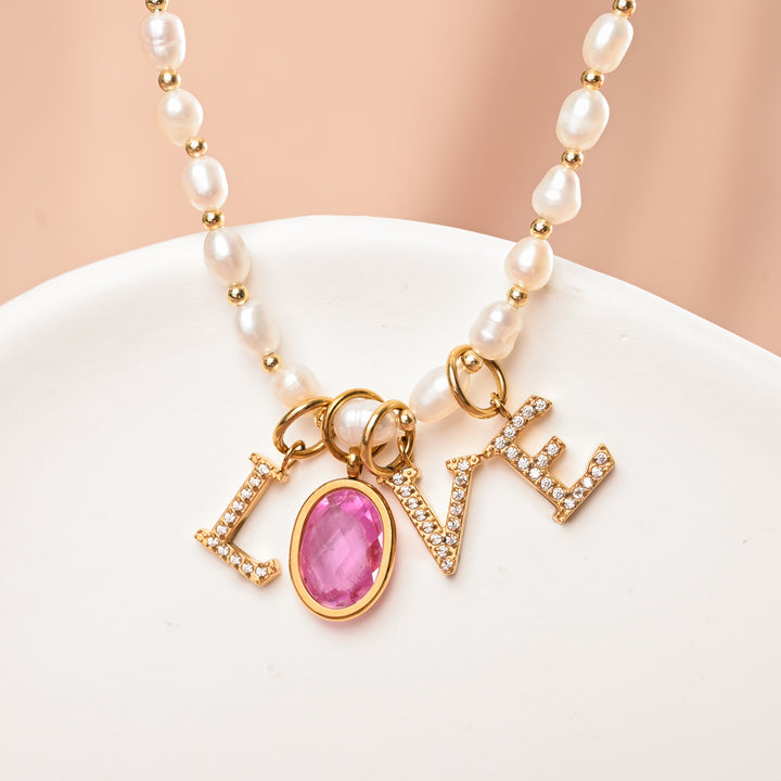 Pearl Charm Necklace