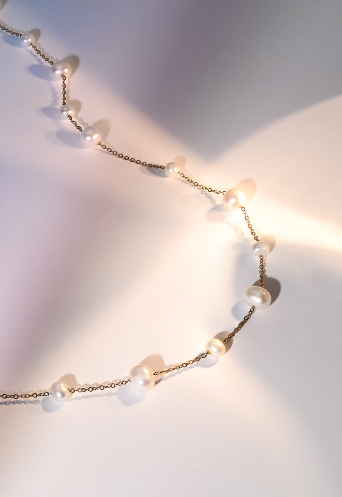 Celeste Convertible Pearl Necklace