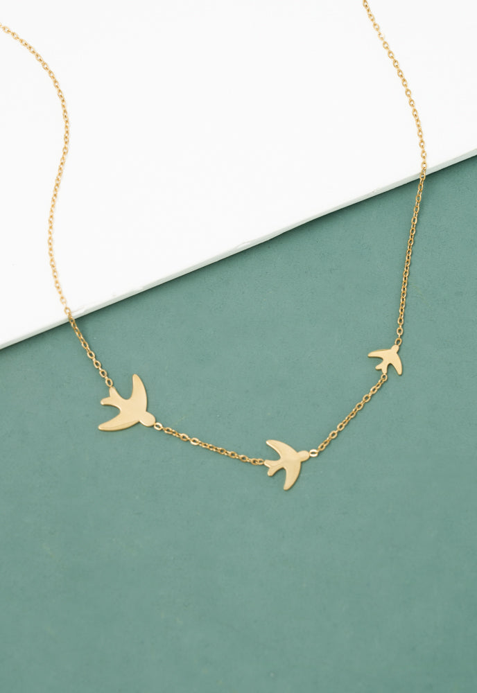 Sparrow Gold Necklace