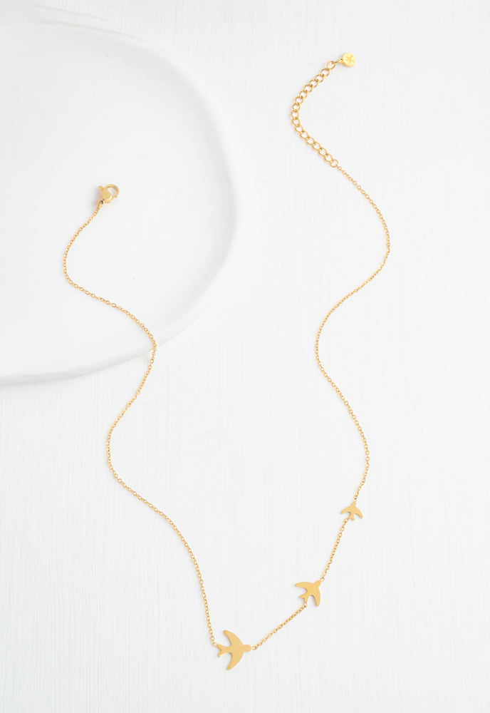 Sparrow Gold Necklace