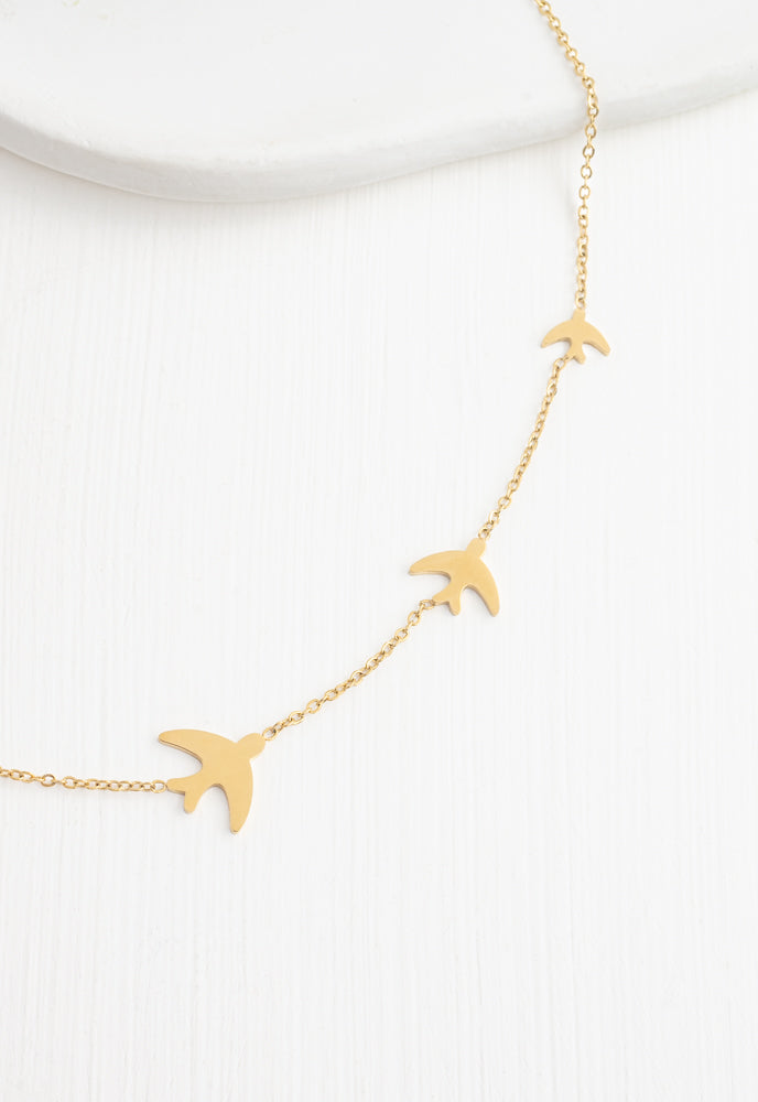 Sparrow Gold Necklace