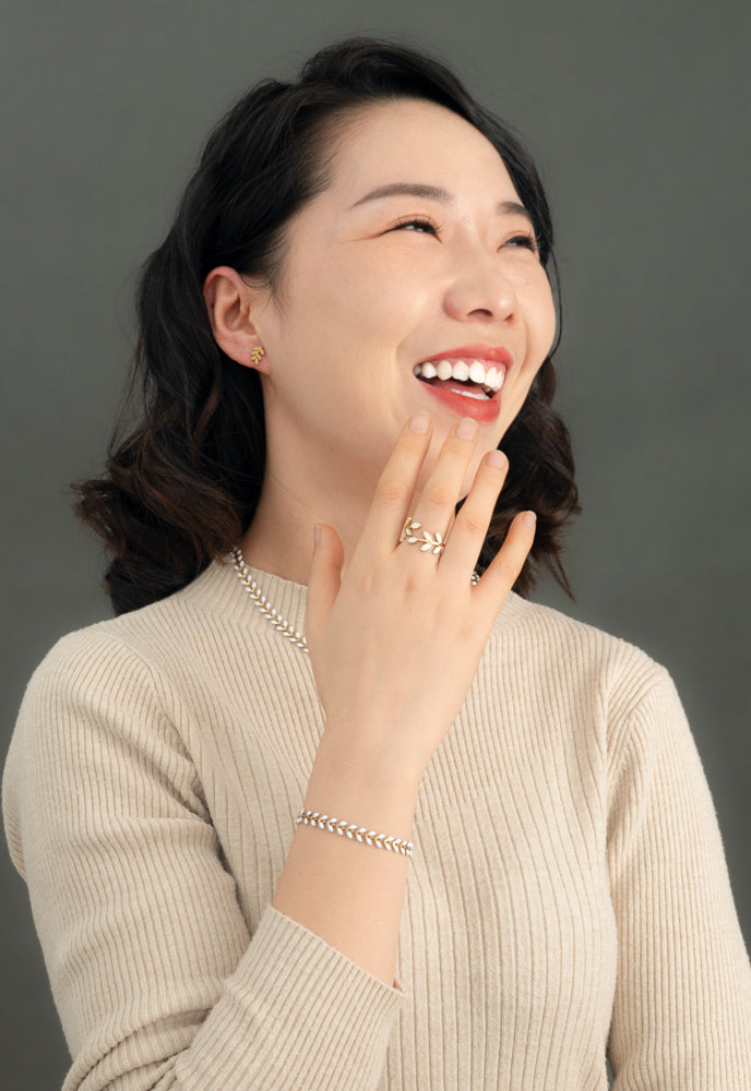 Seeds of Hope Ring in Ivory