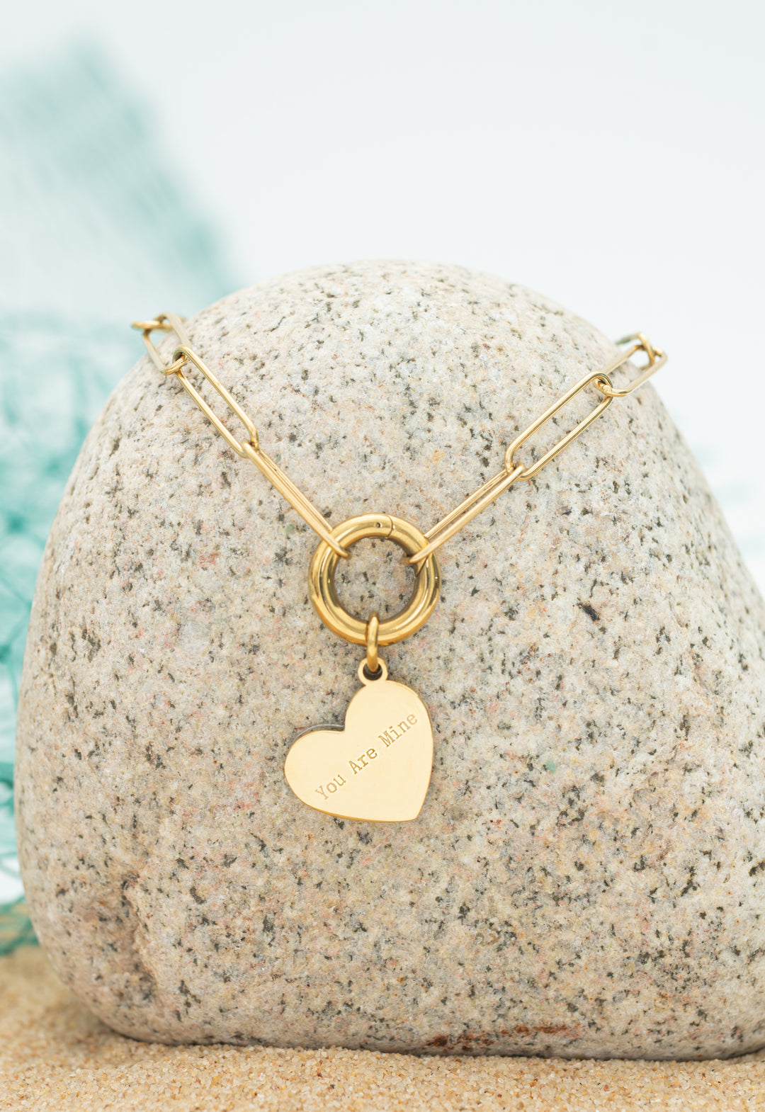 You Are Mine Necklace Gold