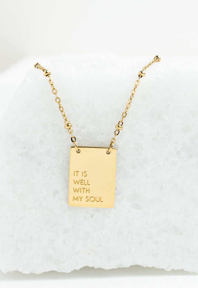 It Is Well Necklace