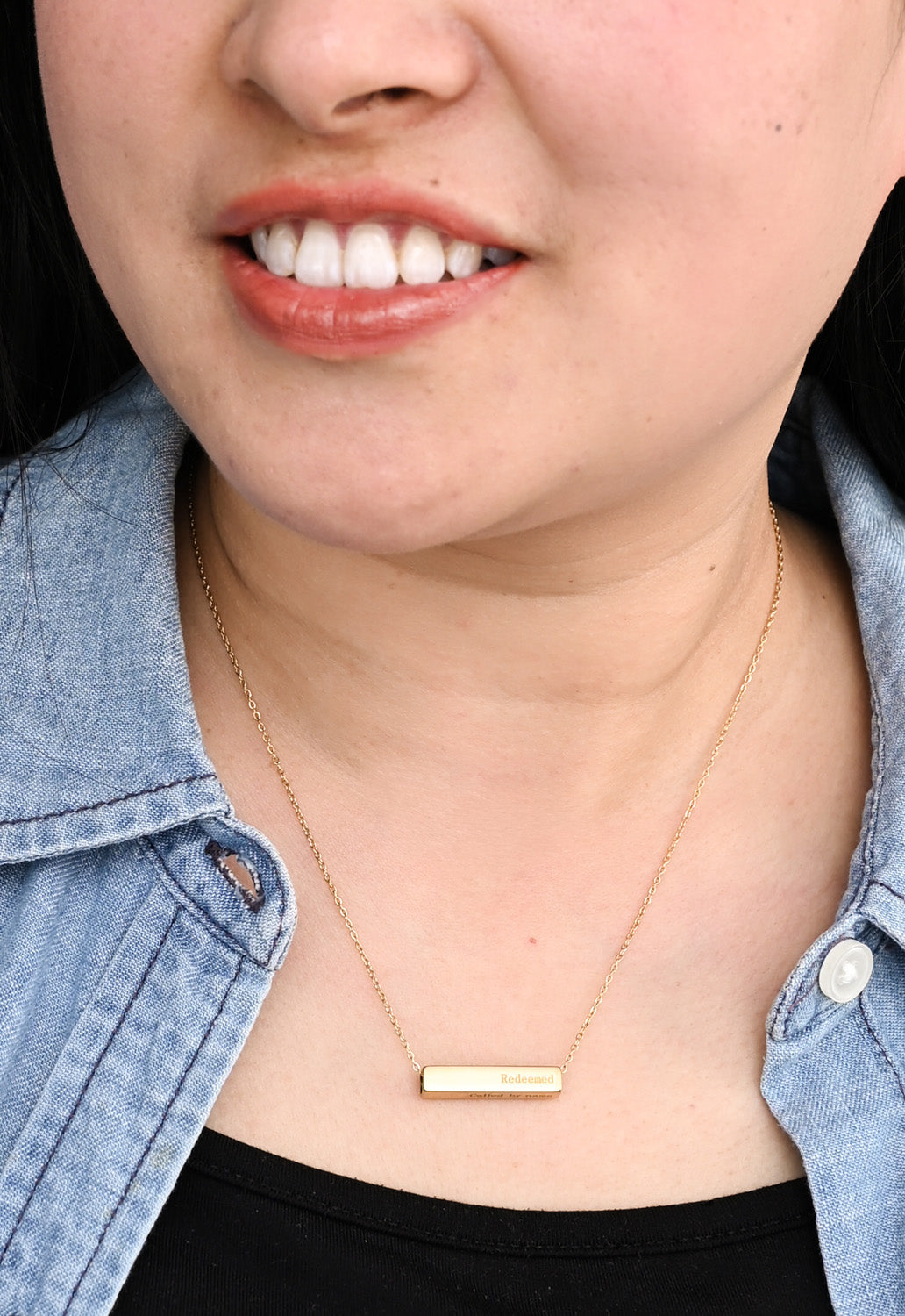 The Chosen Four-Sided Necklace Gold