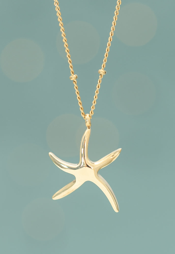 Starfish Hope Necklace in Gold