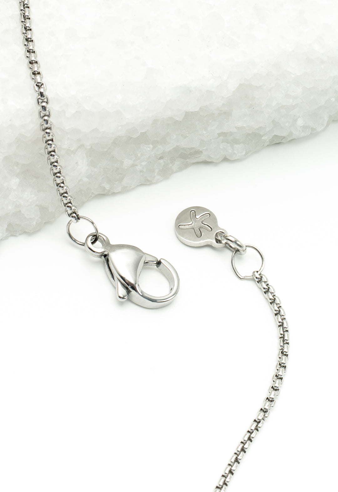 Justice Stainless Bar Necklace