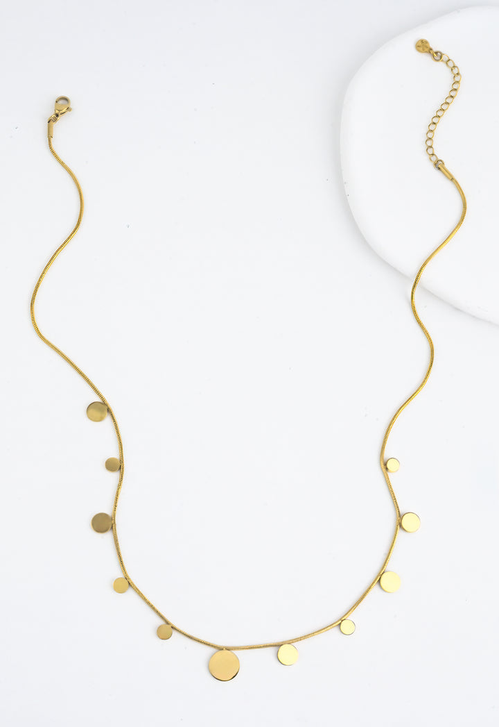 Orion's Beacon Gold Necklace