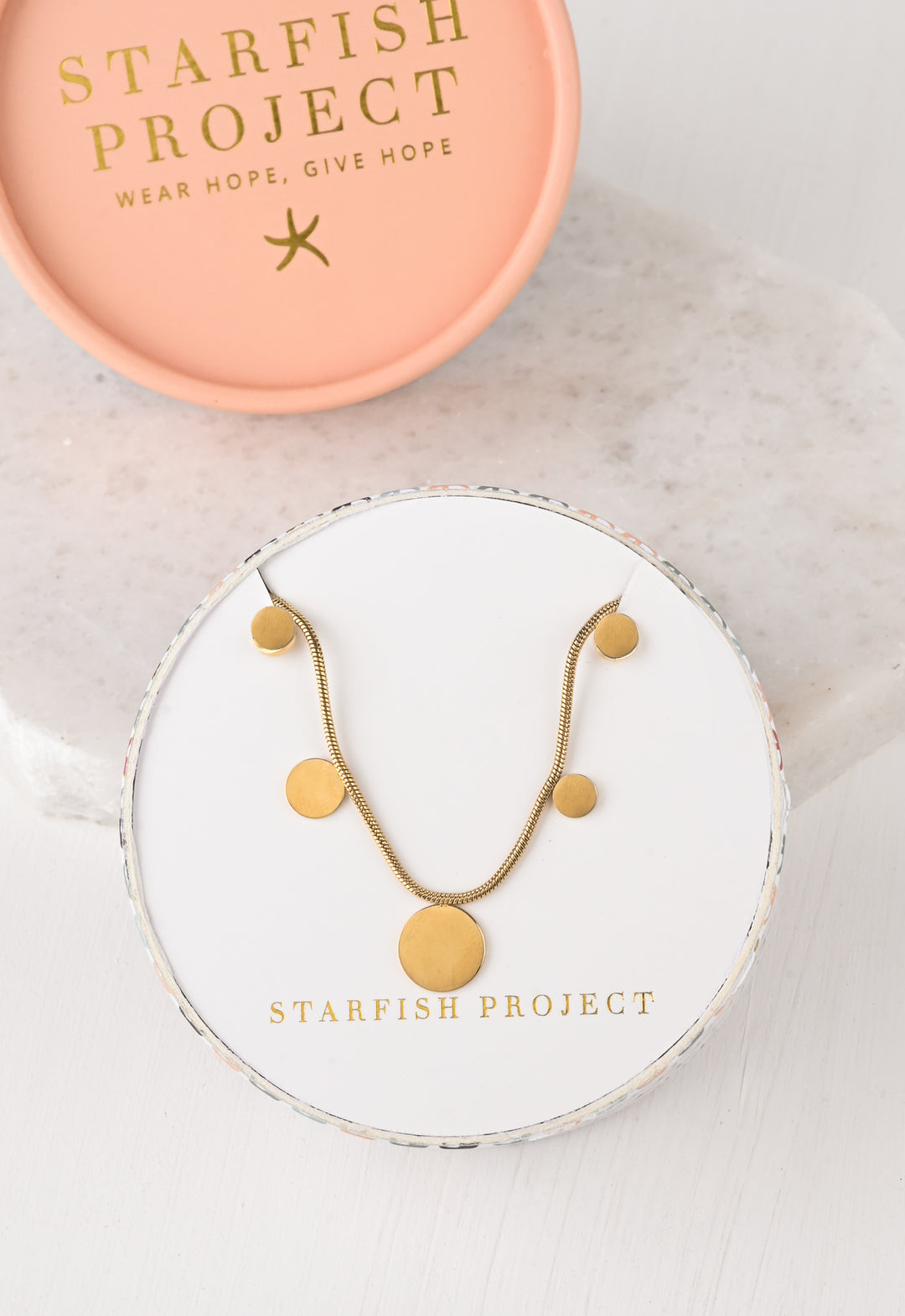 Orion's Beacon Gold Necklace