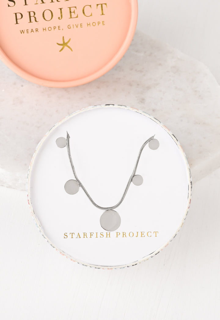 Orion's Beacon Silver Necklace