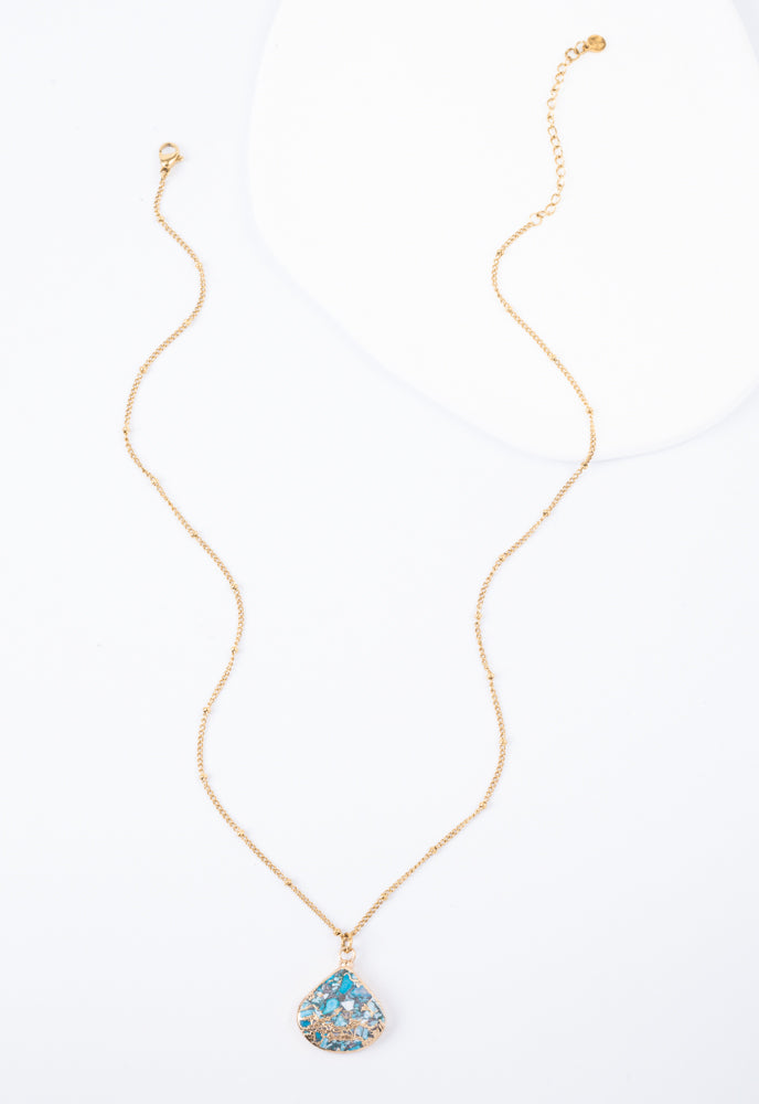 Emperor Stone Blossom Necklace