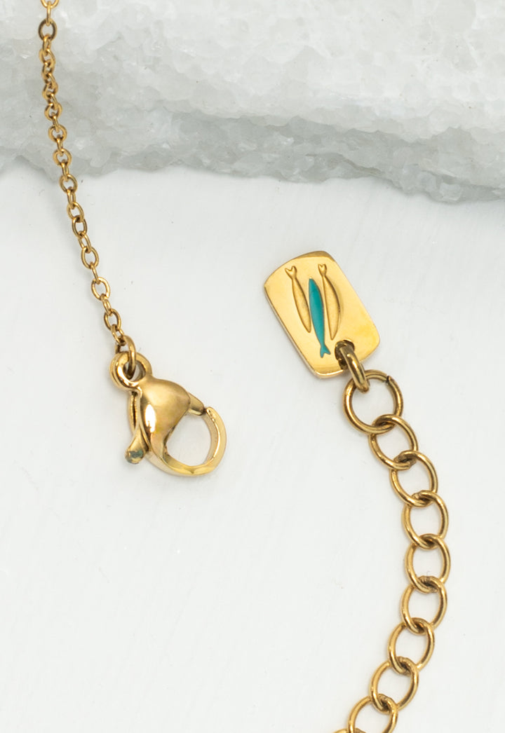 Hebrew 5 & 2 Necklace Silver