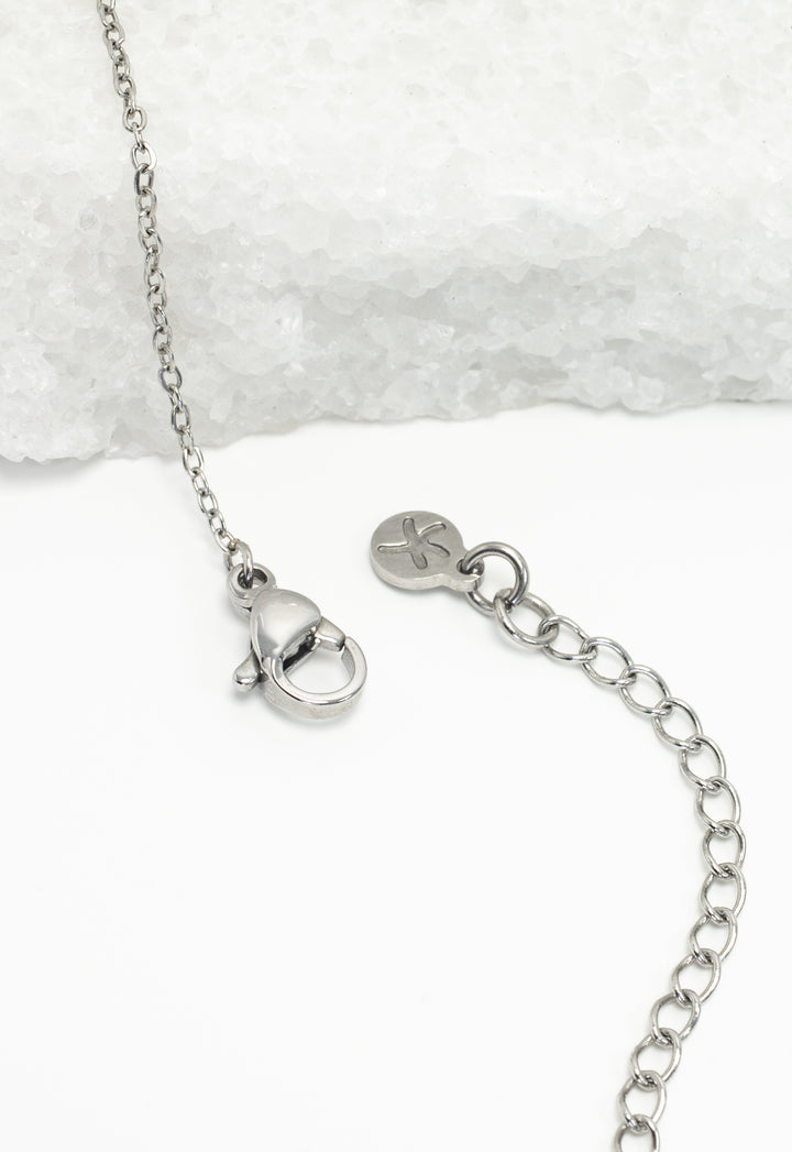 Guiding Lights Necklace in Silver & Blue