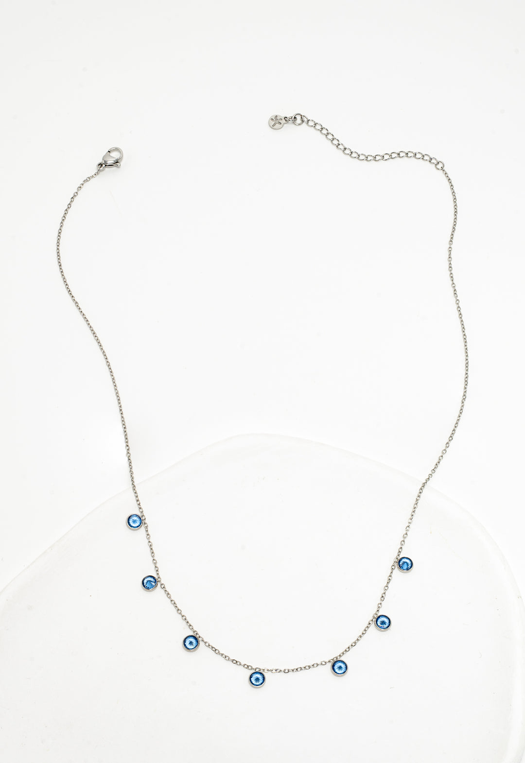Guiding Lights Necklace in Silver & Blue