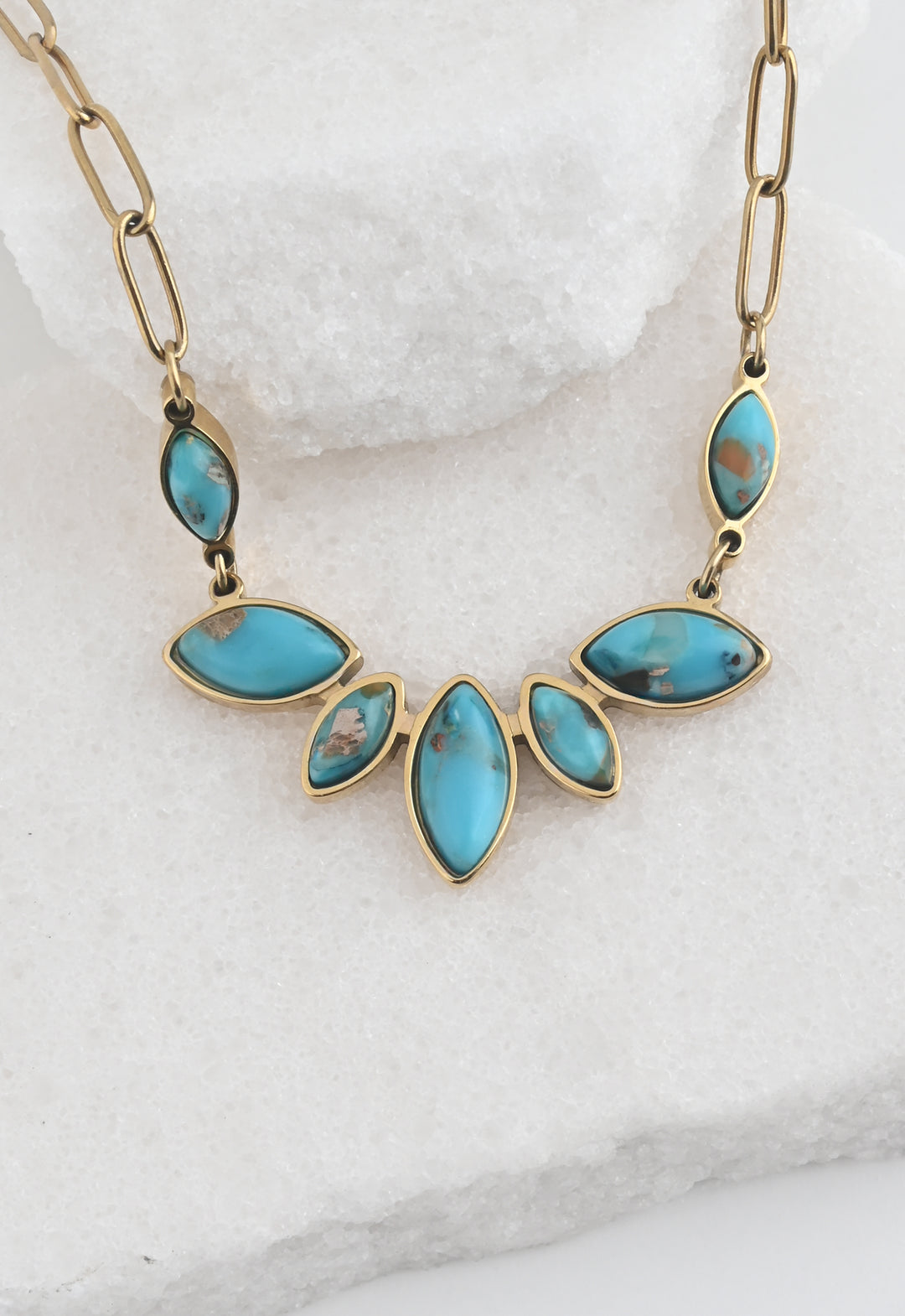 Boundless Voyage Turquoise Emperor Stone Necklace