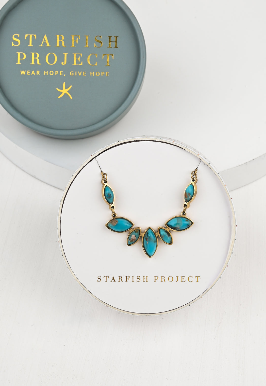 Boundless Voyage Turquoise Emperor Stone Necklace