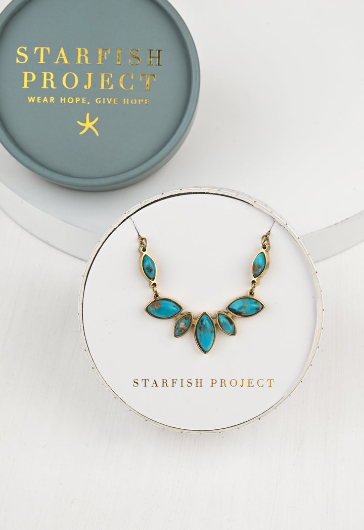 Boundless Voyage Turquoise Emperor Stone Necklace