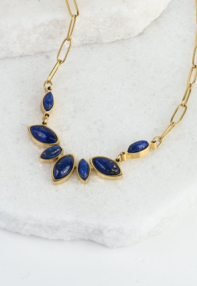 Boundless Voyage Blue Lapis Necklace