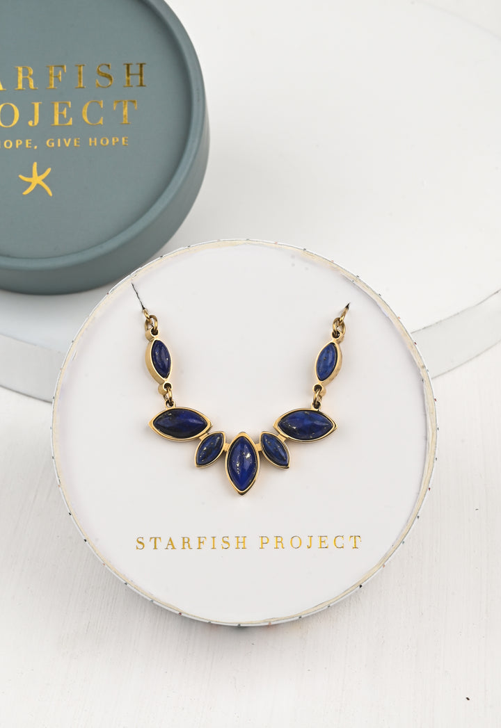 Boundless Voyage Blue Lapis Necklace