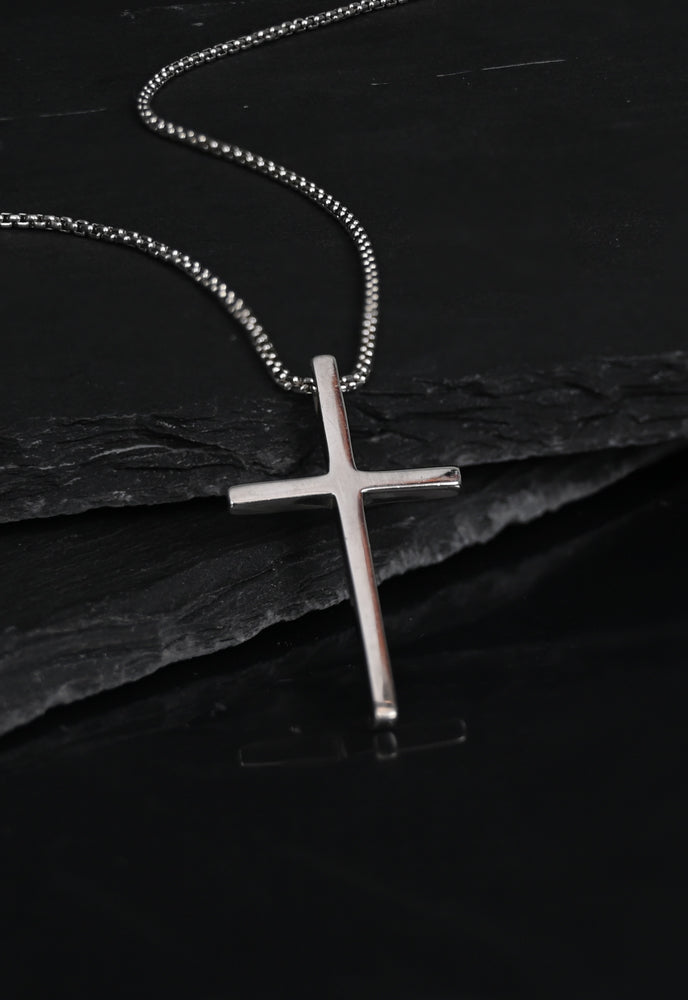 The Classic Cross Necklace in Sterling Silver