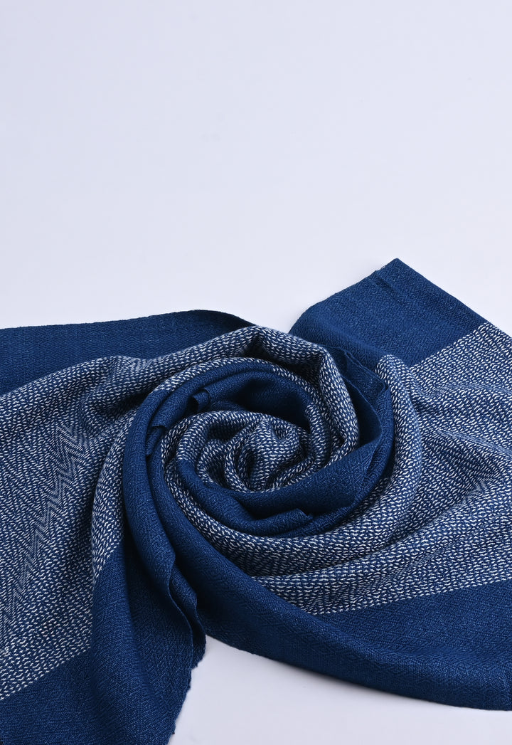 Threads of Indigo Scarf