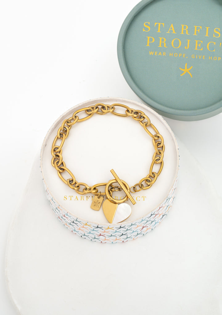 Give Hope Bracelet in Gold