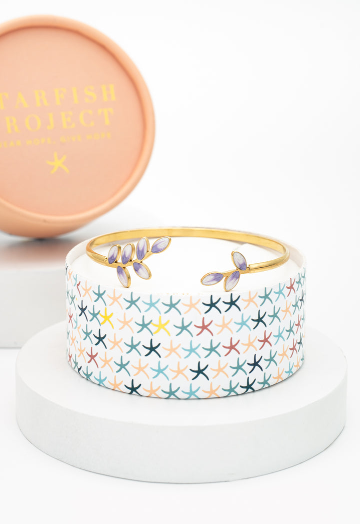 Hope Grows Bracelet in Lavender