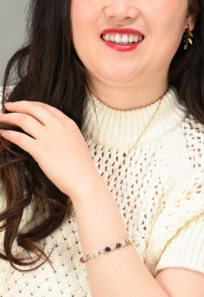 YuYu Gemstone Beaded Bracelet