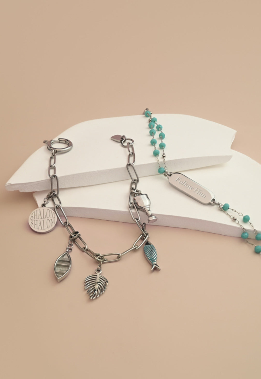 Follow Him Bracelet Silver