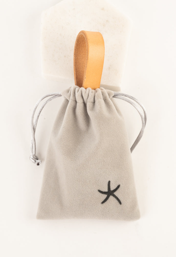 Legacy Keychain in Brown Leather