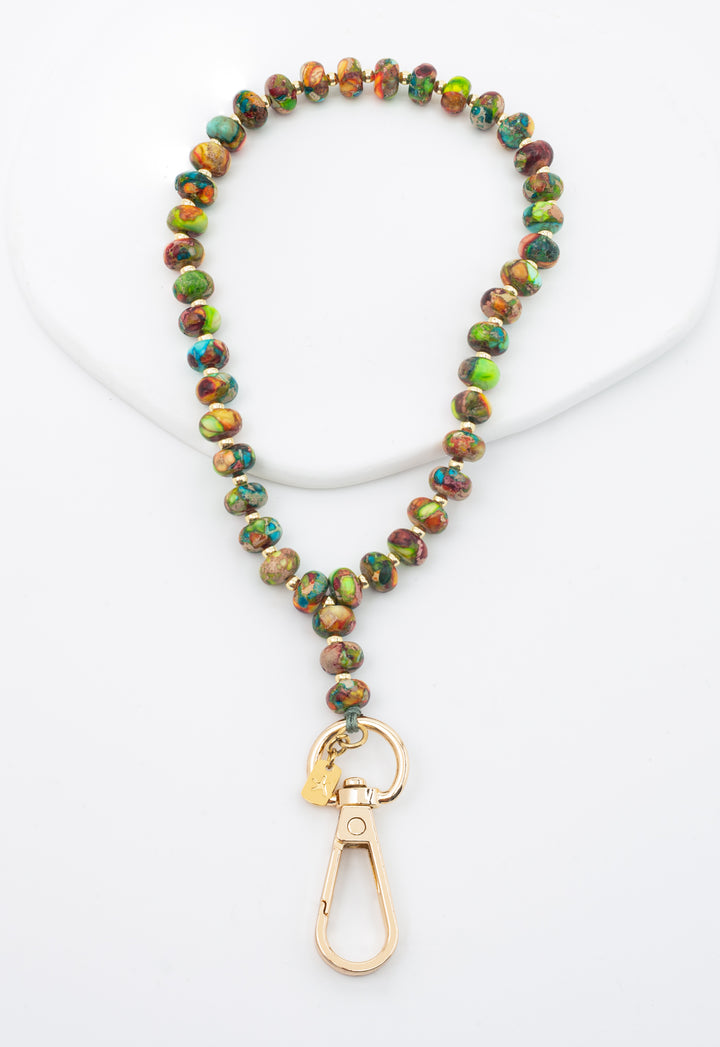 Sedona Emperor Stone Beaded Phone Wrist Strap