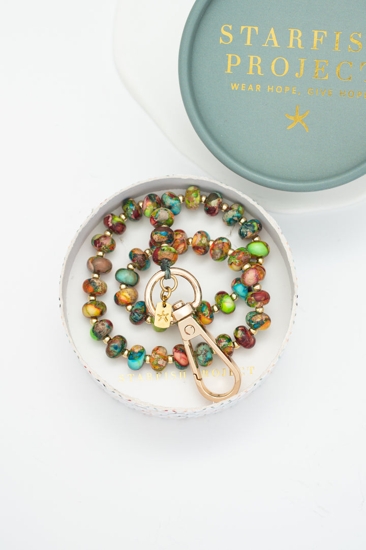 Sedona Emperor Stone Beaded Phone Wrist Strap