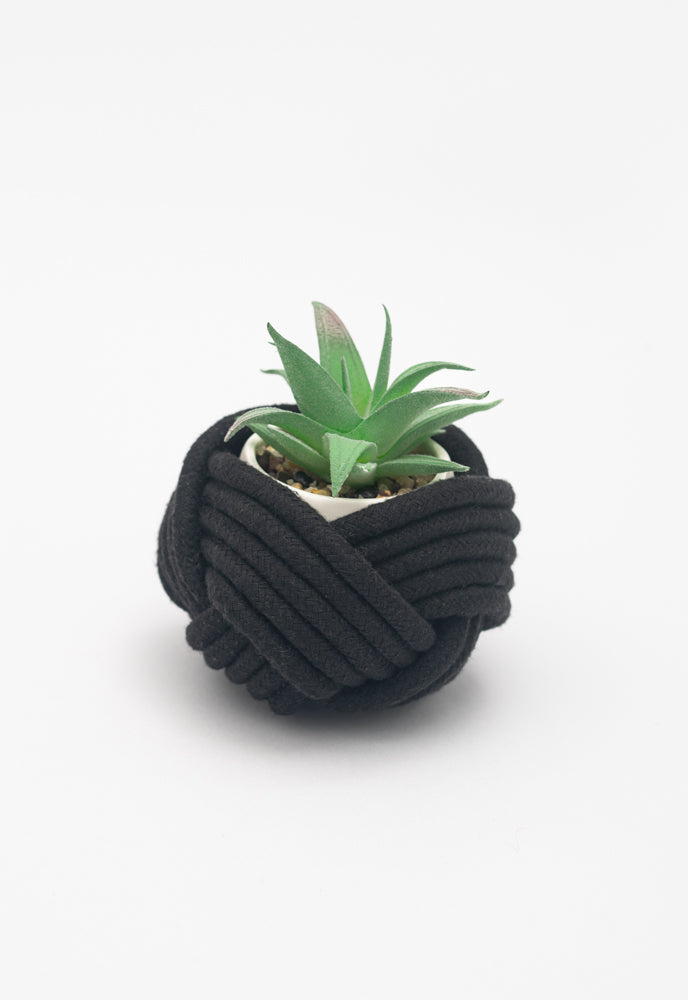 Mini Unbound Planter Black