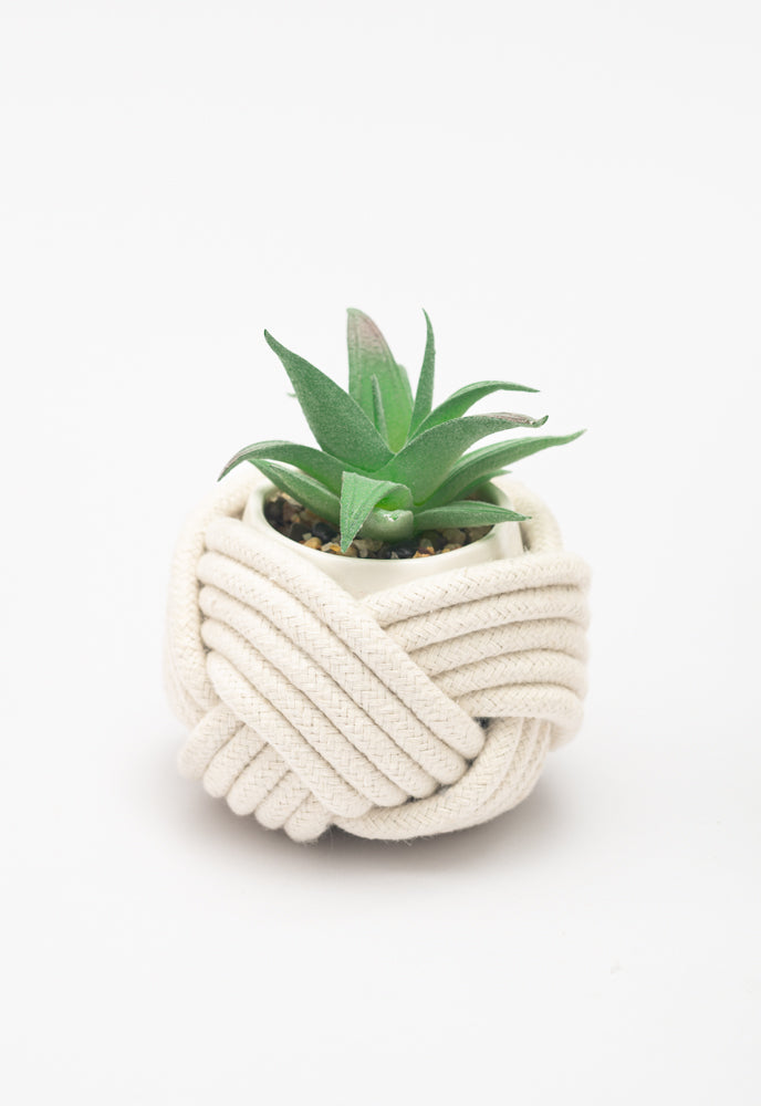 Mini Unbound Planter White