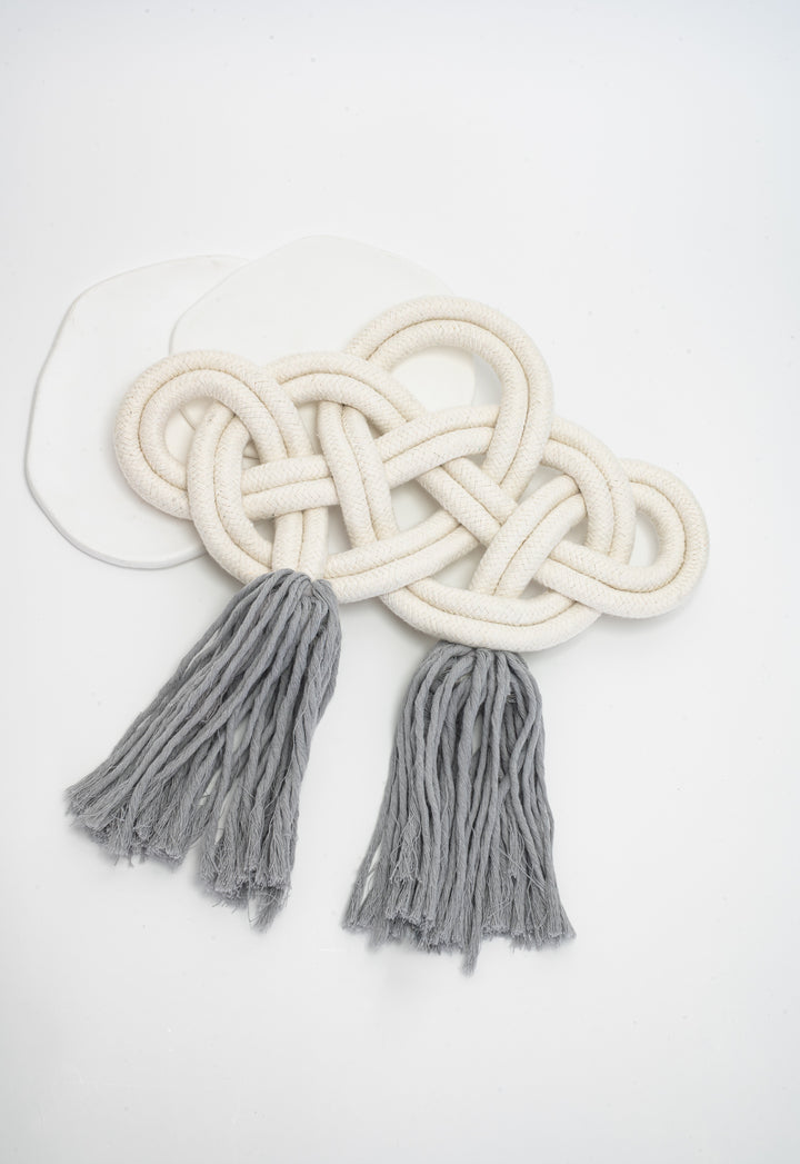 The Infinity Knot Blue Grey