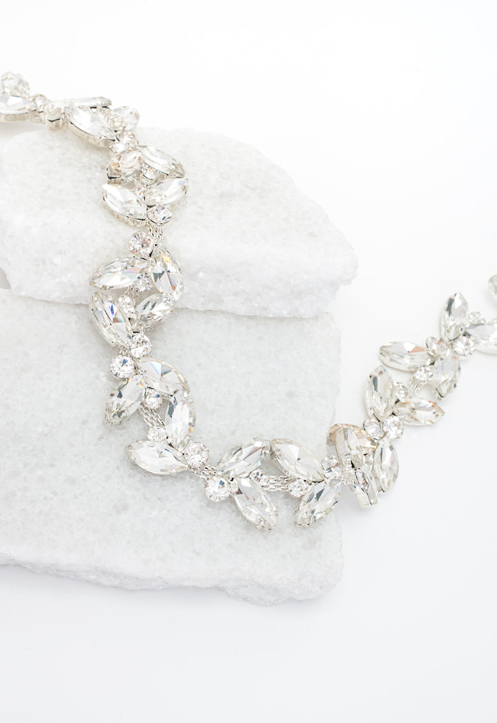 Crystal Serenade Silk Ribbon Headband