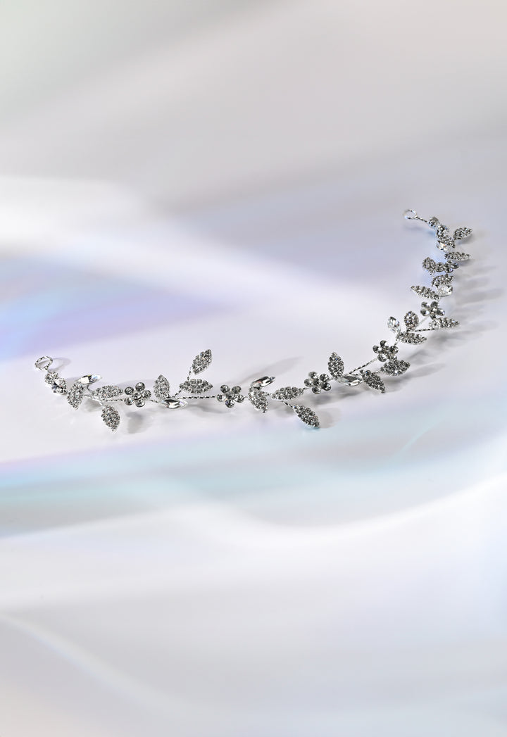 Ivy Bloom Headband in Sterling Silver